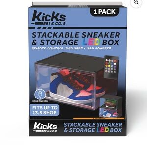 Kicks & Co. LED Sneaker Storage Box